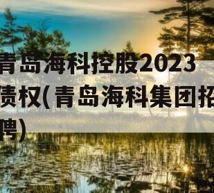 青岛海科控股2023债权(青岛海科集团招聘)