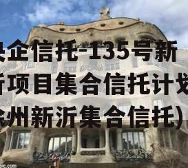 央企信托-135号新沂项目集合信托计划(徐州新沂集合信托)