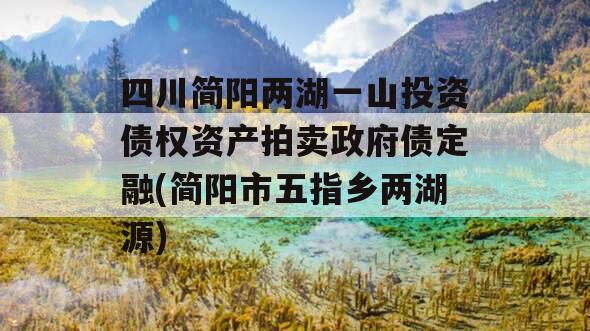 四川简阳两湖一山投资债权资产拍卖政府债定融(简阳市五指乡两湖源)