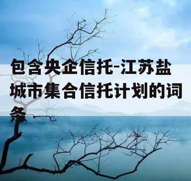 包含央企信托-江苏盐城市集合信托计划的词条