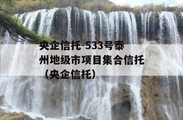 央企信托-533号泰州地级市项目集合信托（央企信托）
