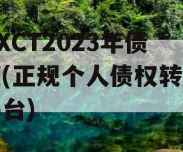QXCT2023年债权(正规个人债权转让平台)
