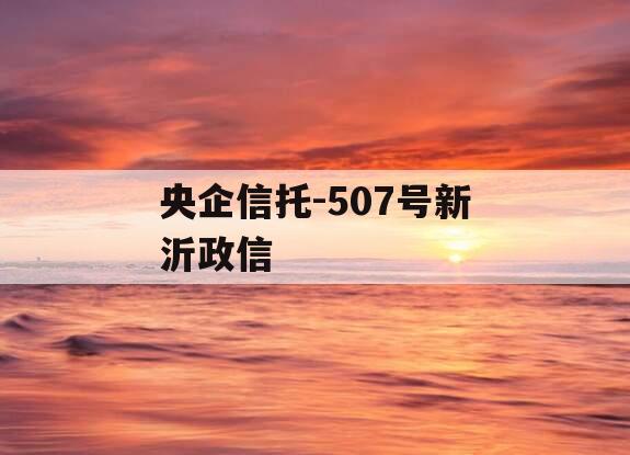 央企信托-507号新沂政信