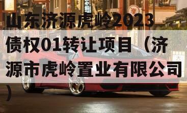 山东济源虎岭2023债权01转让项目（济源市虎岭置业有限公司）