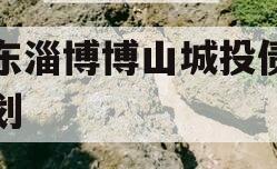 山东淄博博山城投债权计划