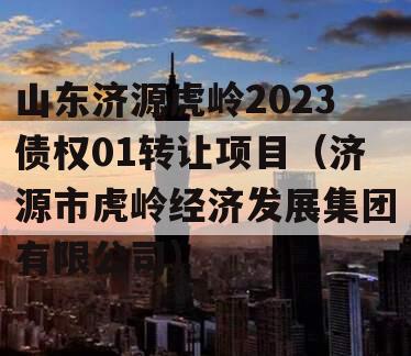 山东济源虎岭2023债权01转让项目（济源市虎岭经济发展集团有限公司）