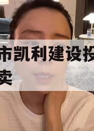 资阳市凯利建设投资债权拍卖