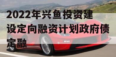 2022年兴鱼投资建设定向融资计划政府债定融