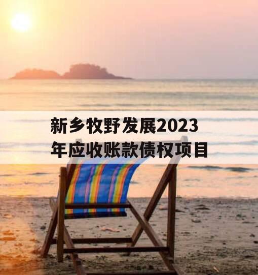 新乡牧野发展2023年应收账款债权项目