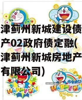 天津蓟州新城建设债权资产02政府债定融(天津蓟州新城房地产开发有限公司)
