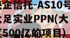 央企信托-AS10号大足实业PPN(大足区500亿的项目)