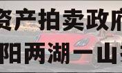 四川简阳两湖一山投资债权资产拍卖政府债定融(简阳两湖一山投资有限公司)
