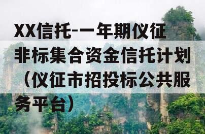 XX信托-一年期仪征非标集合资金信托计划（仪征市招投标公共服务平台）
