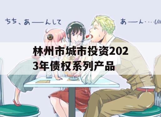 林州市城市投资2023年债权系列产品
