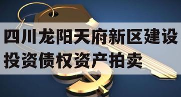 四川龙阳天府新区建设投资债权资产拍卖