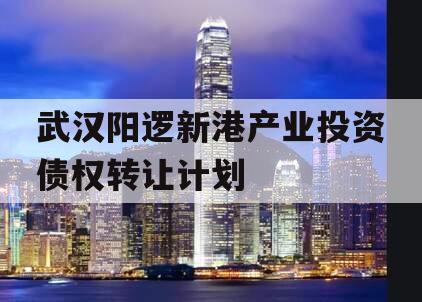 武汉阳逻新港产业投资债权转让计划