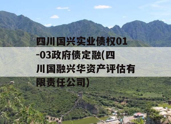 四川国兴实业债权01-03政府债定融(四川国融兴华资产评估有限责任公司)