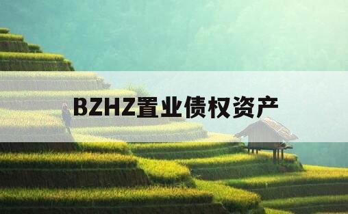 BZHZ置业债权资产