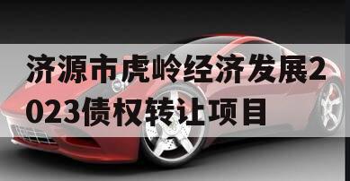 济源市虎岭经济发展2023债权转让项目