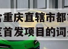 包含重庆直辖市都市主城区首发项目的词条