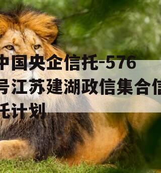 中国央企信托-576号江苏建湖政信集合信托计划