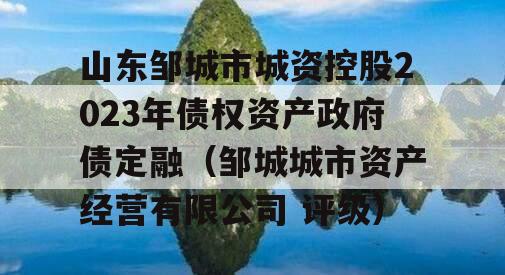 山东邹城市城资控股2023年债权资产政府债定融（邹城城市资产经营有限公司 评级）