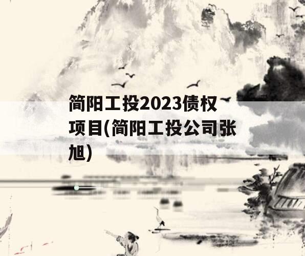 简阳工投2023债权项目(简阳工投公司张旭)