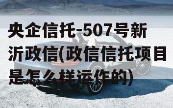 央企信托-507号新沂政信(政信信托项目是怎么样运作的)