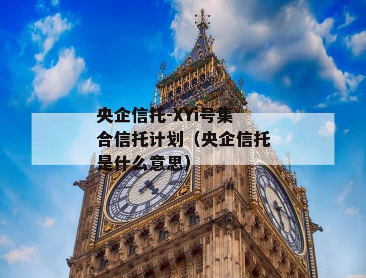 央企信托-XYi号集合信托计划（央企信托是什么意思）