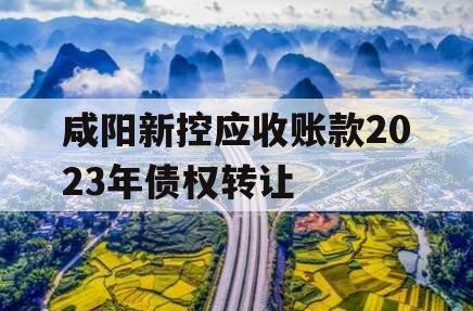 咸阳新控应收账款2023年债权转让