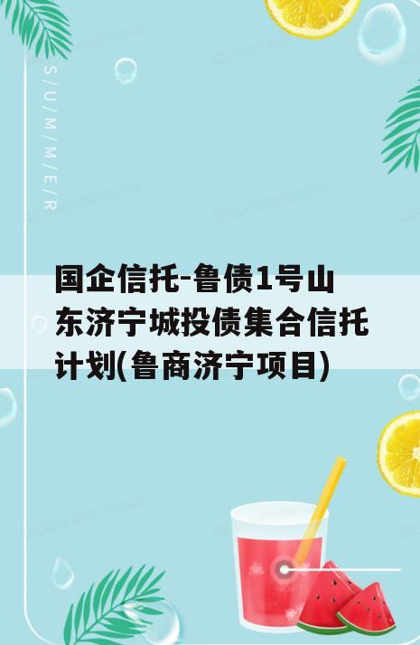 国企信托-鲁债1号山东济宁城投债集合信托计划(鲁商济宁项目)
