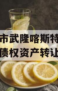 重庆市武隆喀斯特旅游产业债权资产转让项目