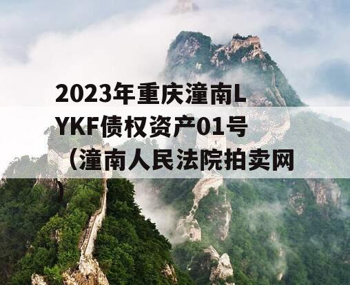 2023年重庆潼南LYKF债权资产01号（潼南人民法院拍卖网）