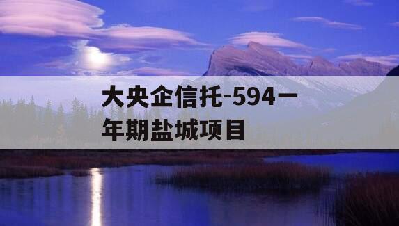 大央企信托-594一年期盐城项目