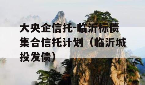 大央企信托-临沂标债集合信托计划（临沂城投发债）