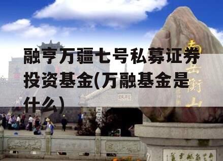 融亨万疆七号私募证券投资基金(万融基金是什么)