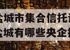 央企信托-545号江苏盐城市集合信托计划（盐城有哪些央企投资的公司）