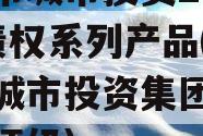 林州市城市投资2023年债权系列产品(林州市城市投资集团有限公司评级)