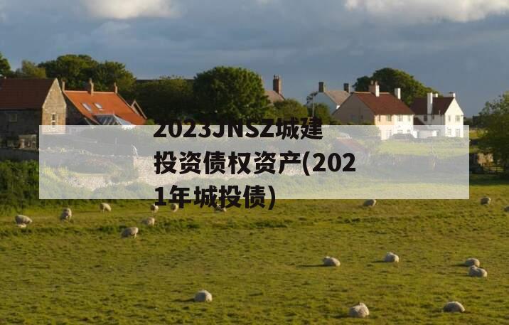 2023JNSZ城建投资债权资产(2021年城投债)
