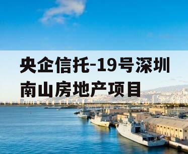 央企信托-19号深圳南山房地产项目