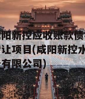 咸阳新控应收账款债权转让项目(咸阳新控水务有限公司)