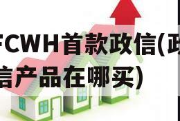 FCWH首款政信(政信产品在哪买)