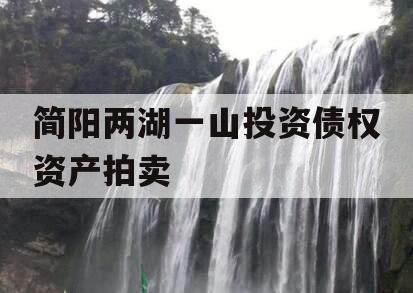 简阳两湖一山投资债权资产拍卖
