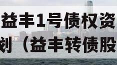 DZ益丰1号债权资产计划（益丰转债股吧）