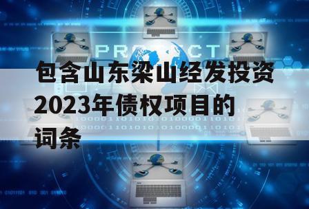 包含山东梁山经发投资2023年债权项目的词条