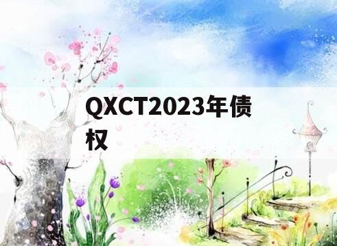QXCT2023年债权