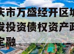 重庆市万盛经开区城市开发投资债权资产政府债定融