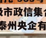 央企信托-583号泰州地级市政信集合信托计划(泰州央企有哪些)