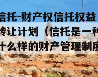 信托-财产权信托权益转让计划（信托是一种什么样的财产管理制度）