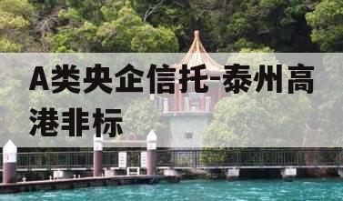 A类央企信托-泰州高港非标